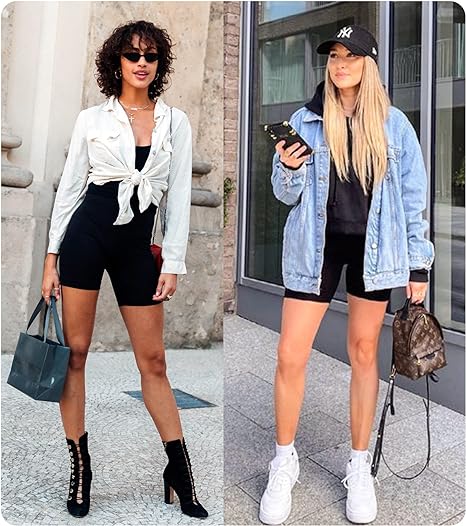 Biker Shorts for Women, Tummy Control Shorts, Tennis Shorts, Women Shorts -5 Biker Shorts for Women, Tummy Control Shorts, Tennis Shorts, Women Shorts -5